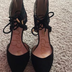 Women’s black dress boot/heels